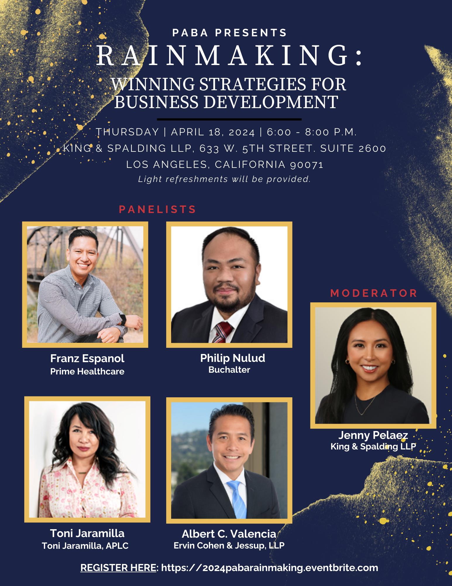 RAINMAKING: Winning Strategies for Business Development, Presented by PABA
